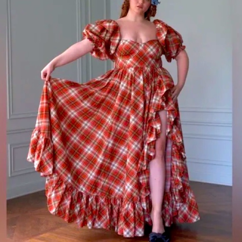 Selkie Jane Eyre Rose Bloom Gown EUC 1X